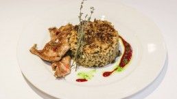 Arroz tostado de pluma ibérica