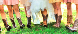 Novias con botas en Villa Laureana