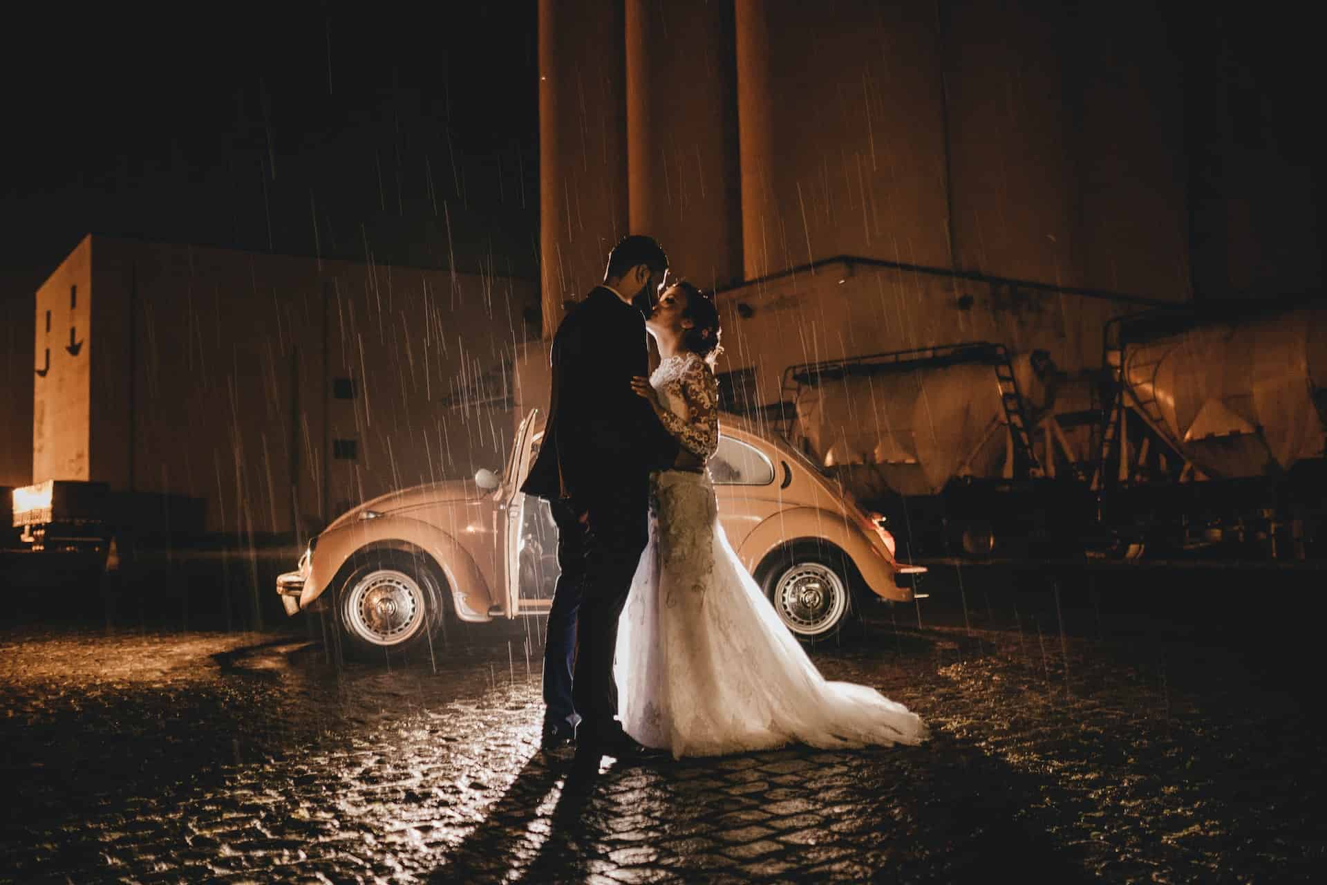 bodas con lluvia