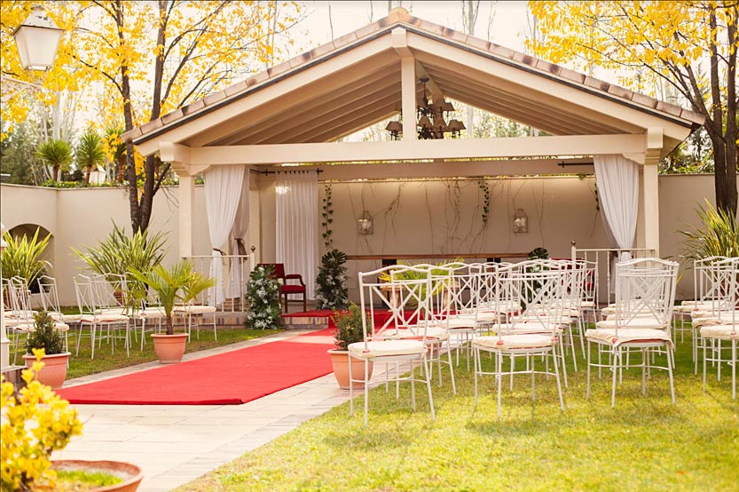 Capilla de ceremonias en Villa Laureana