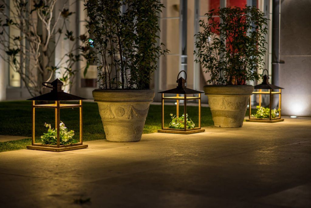 iluminación boda de noche