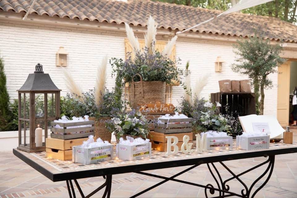 candy bar en boda villa laureana